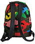 Camouflage Backpack, back view